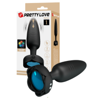 Tarion - Light-up Rechargeable Butt Plug (black)